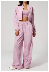 Luxe Zip Tracksuit Set – women's zip up tracksuit set