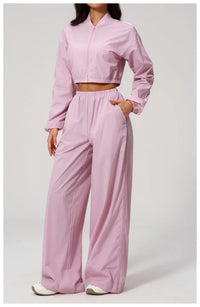 Luxe Zip Tracksuit Set – women's zip up tracksuit set