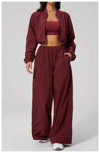 Luxe Zip Tracksuit Set – women's zip up tracksuit set