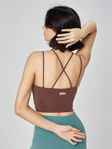 Lena-Strap Ruched Bra