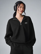 Lara-Half Zip Sweatshirt