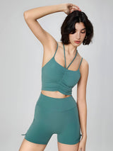 Lena-Strap Ruched Bra