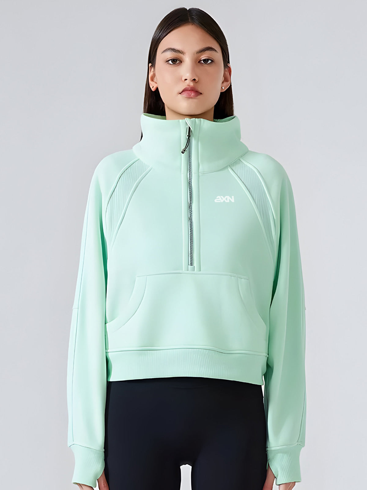 Talia-Fleece Zip Pullover