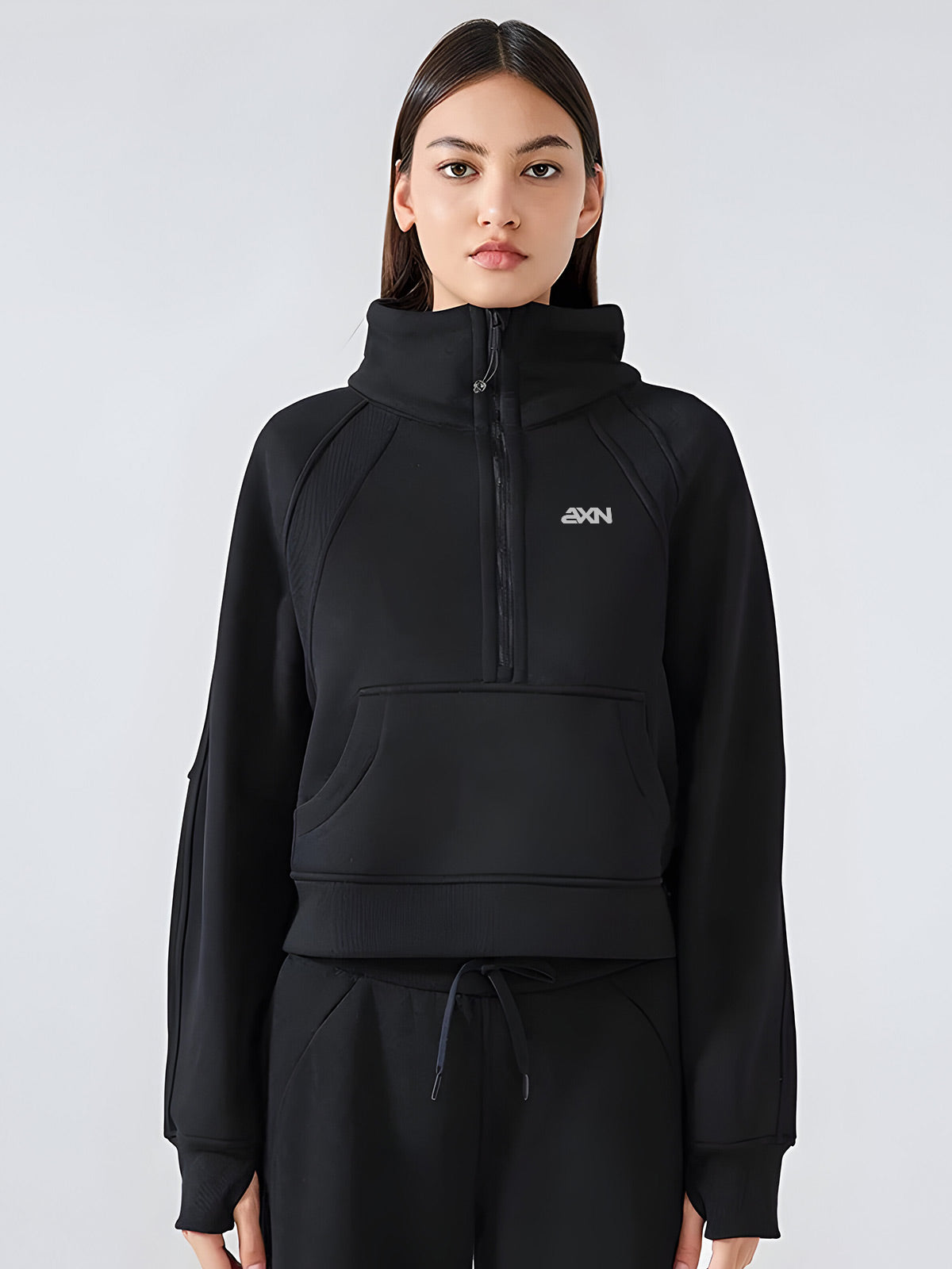 Talia-Fleece Zip Pullover