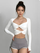Kira-Twist Crop Top