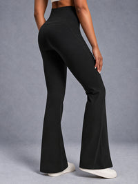 Mira-Flare Legging in Black – women's sculpting flare leggings